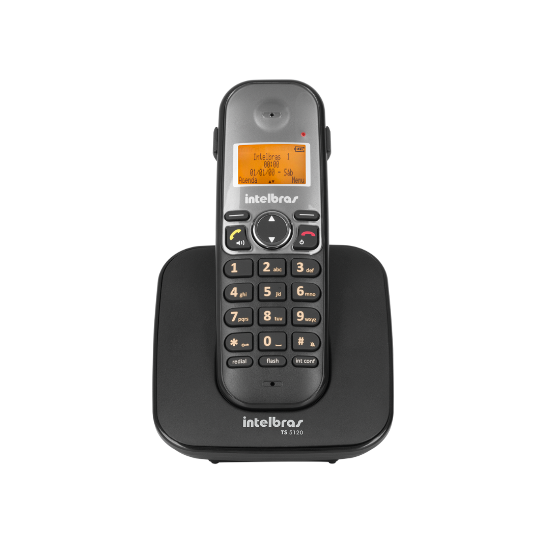 TELEFONE SEM FIO TS 5121 RAMAL PRETO