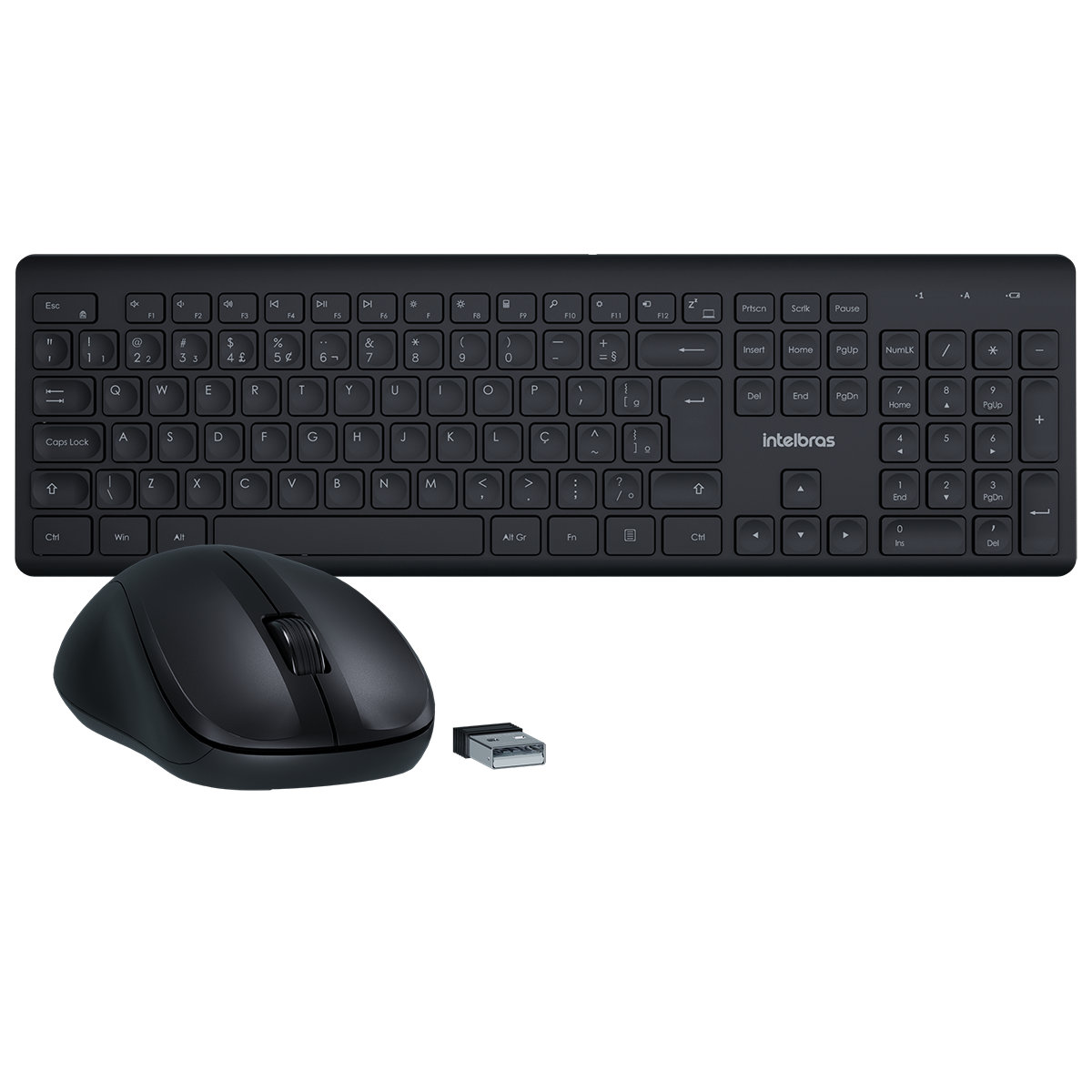 COMBO TECLADO E MOUSE INTELBRAS CSI50 - SEM FIO PR