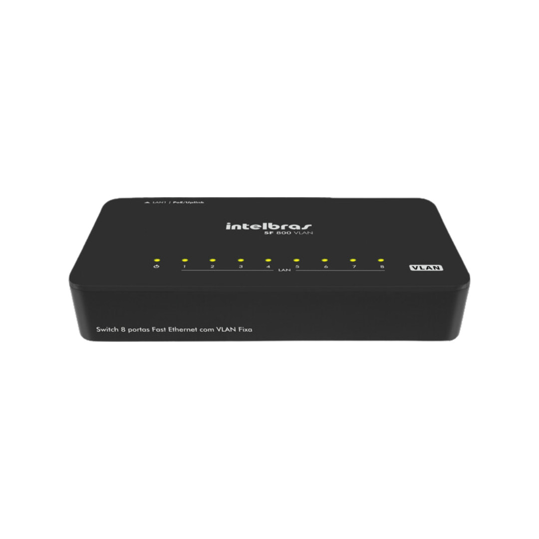 SWITCH 8 PORTAS VLAN POE - SF 800 VLAN