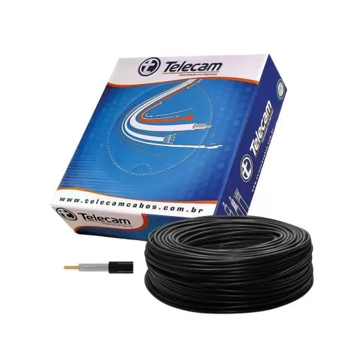 CABO ALTA ISOLACAO 5,0MM FLEX. PRETO 100M