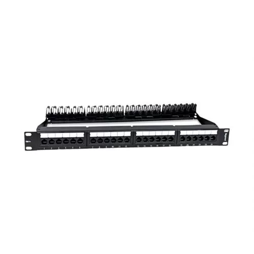PATCH PANEL 24RJ EQUIPADO CAT5E LINKEO BR