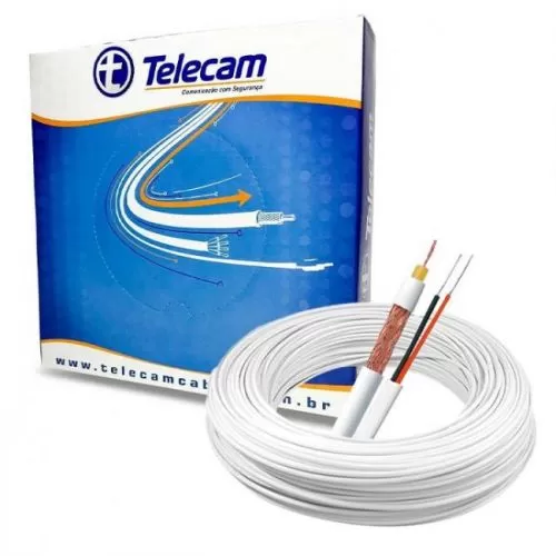 COAXIAL SLIM 85% DUPLA BLINDAGEM + BIPOLAR LIGA DE