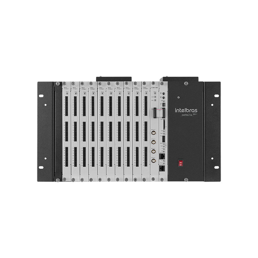 CENTRAL DIGITAL IMPACTA RACK 300 24 RAMAIS