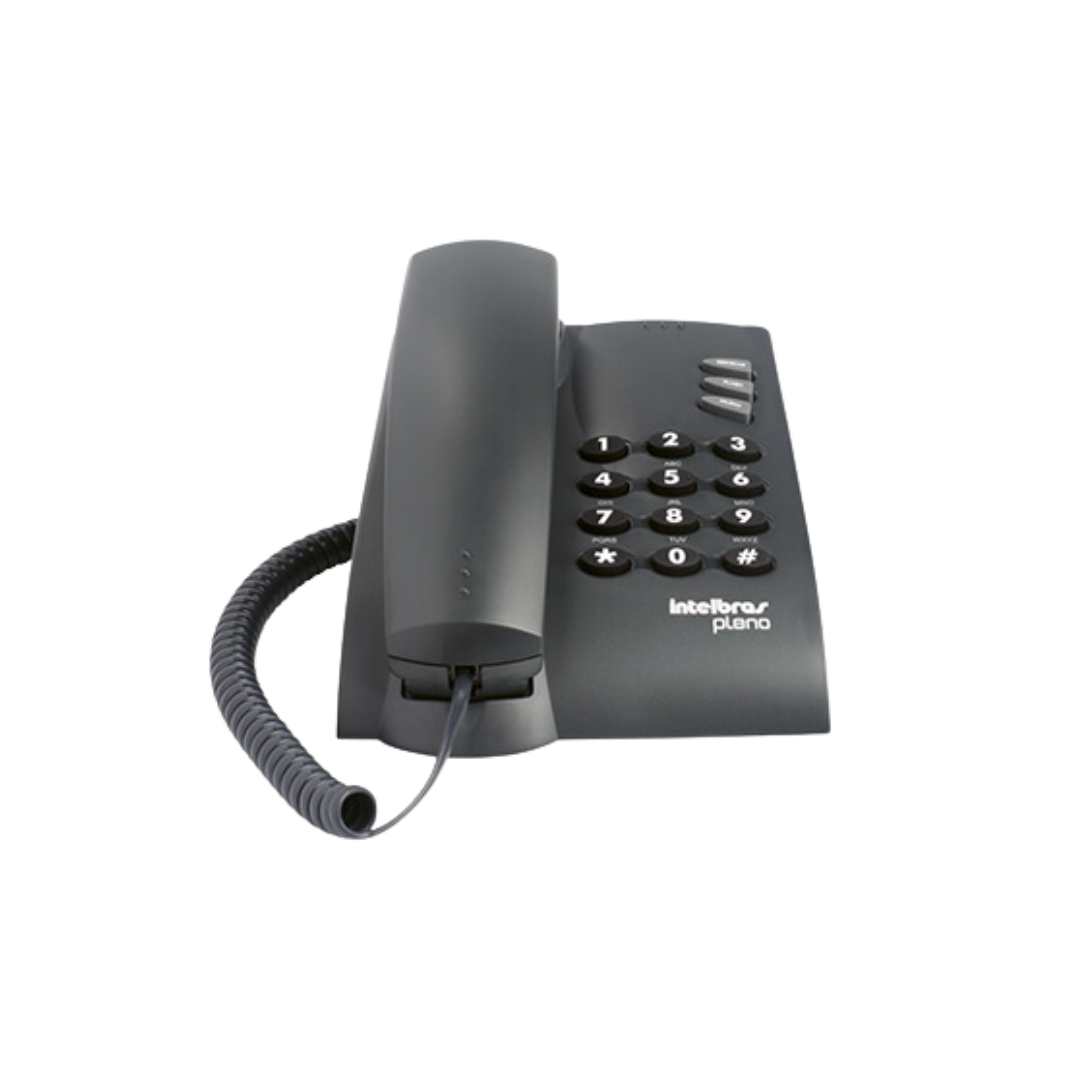 TELEFONE COM FIO PLENO PRETO