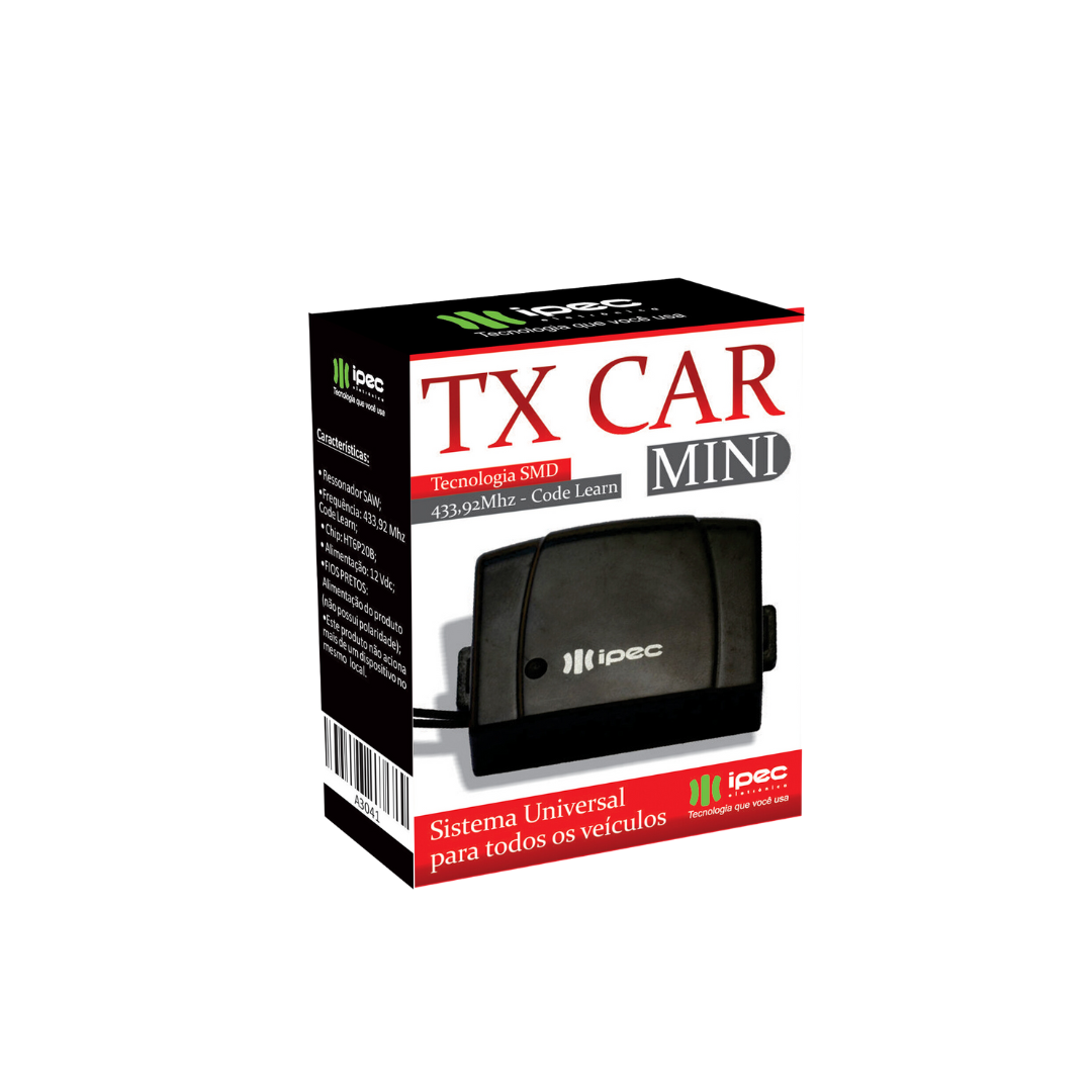 TX CAR MINI COD LEARN 433,92 MHZ