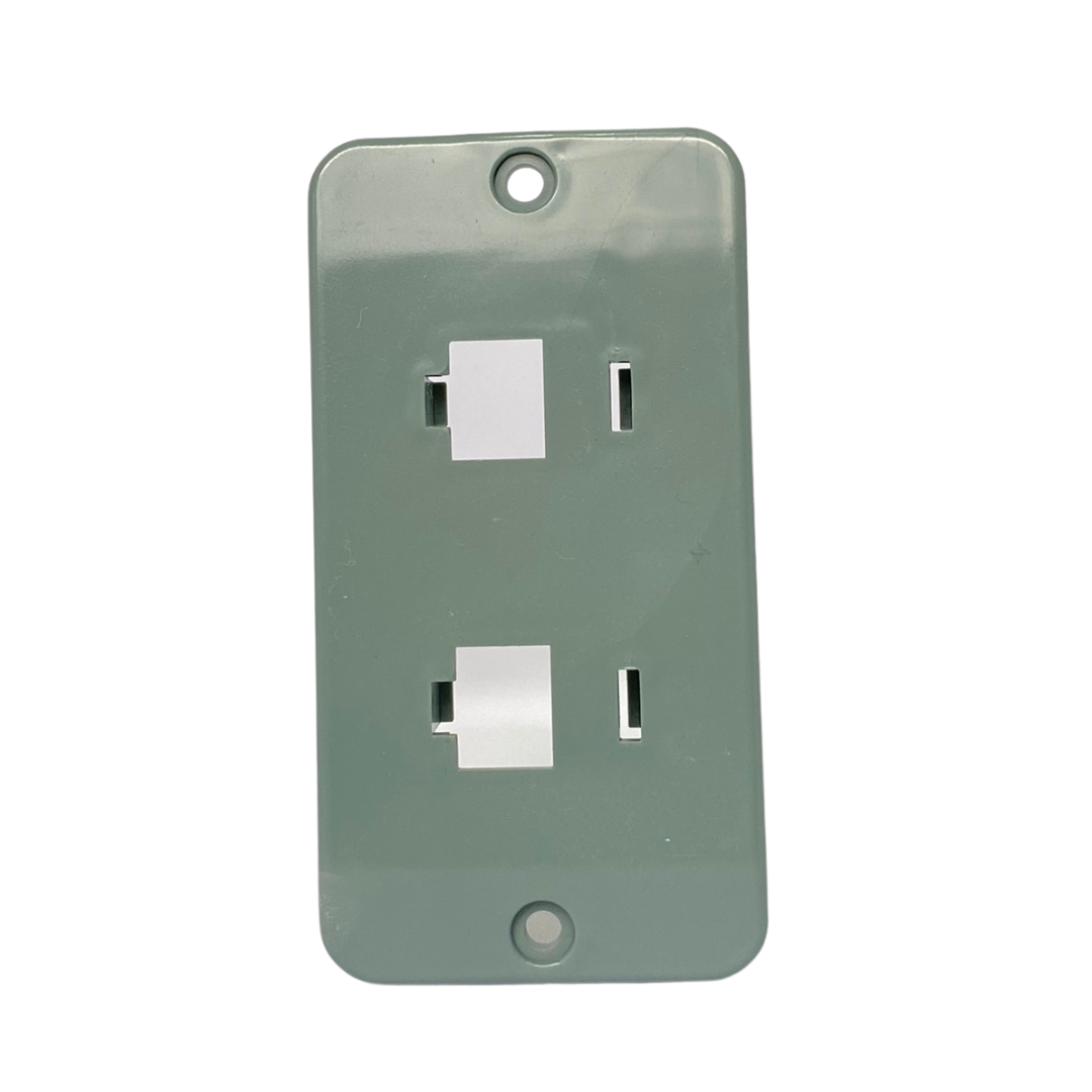 TAMPA 2 RJ 45 - 3/4" CINZA