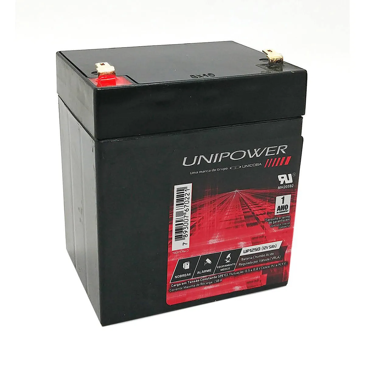 BAT UNIPOWER 12V 5,0AH (UP1250) O