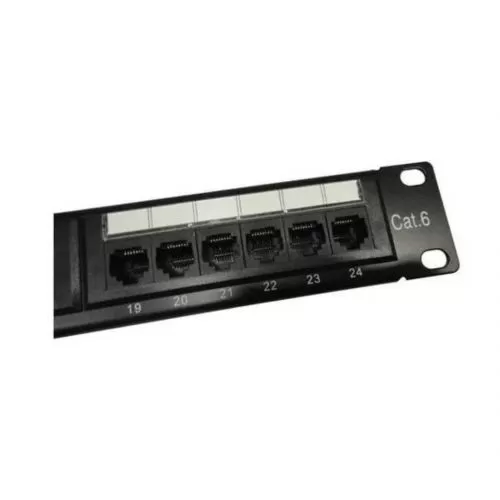 PAINEL DE DISTRIBUIÇÃO CAT 6 C/24 PORTAS C/GUIA