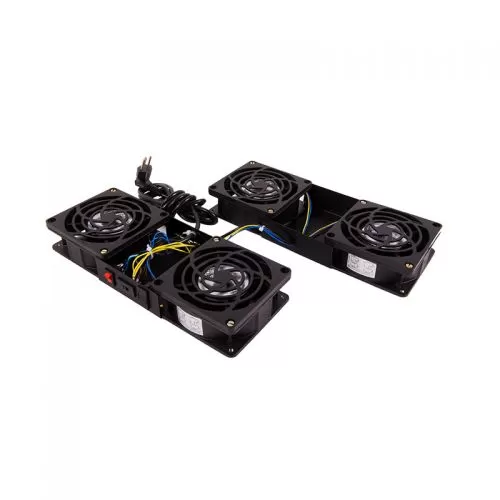 KIT VENTILACAO PRINCIPAL C/ 02 VENTILADORES - PRET