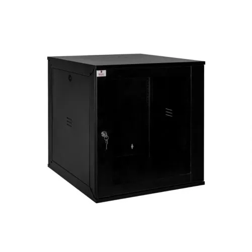 MINI RACK 16US X 19 470MM (MONTADO) PRETO