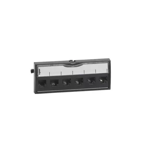 PAINEL 6 CONECTORES RJ45 CAT 5E UTP