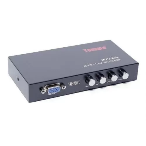 CHAVEADOR SWITCH VGA 2X1 TOMATE
