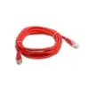 PATCH CORD CAT6 1M UTP - VERMELHO - (CABO DE CONEX