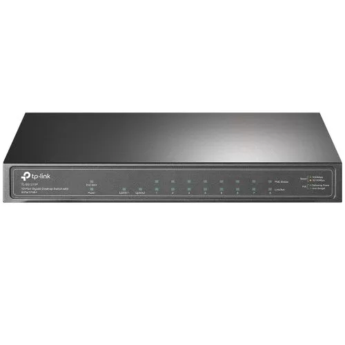 TP-LINK HUB SWITCH 10P TL-SG1210P 8P GIGA POE+1SF